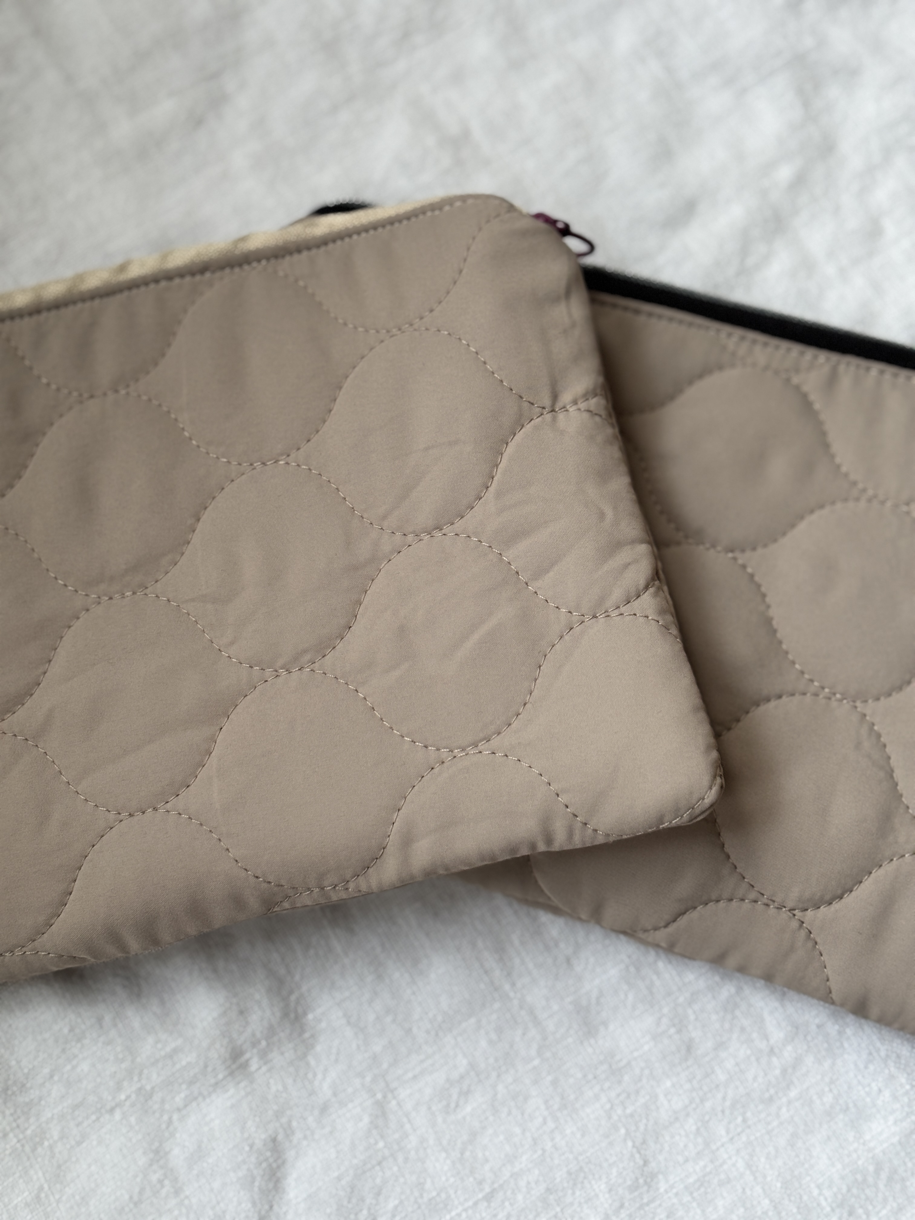 Kosmetiktasche  creme/leo