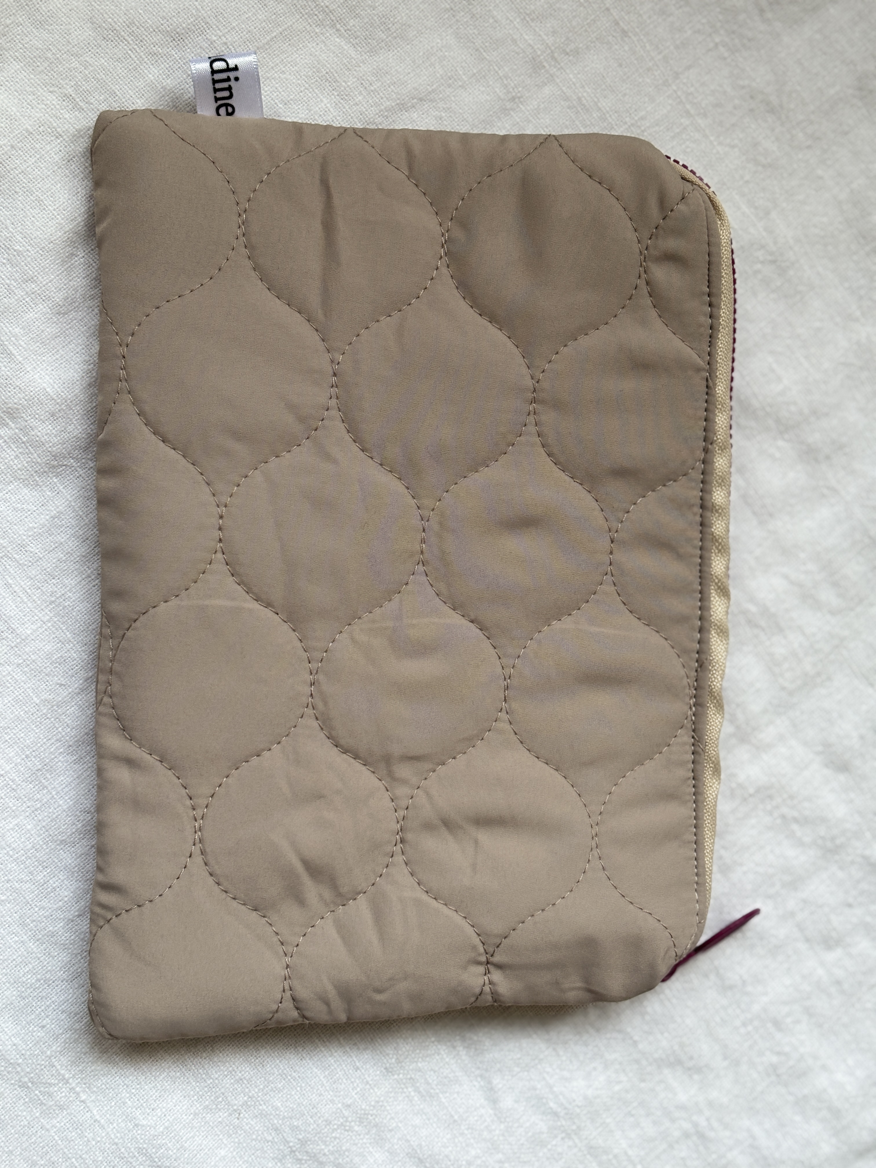 Kosmetiktasche  creme/leo